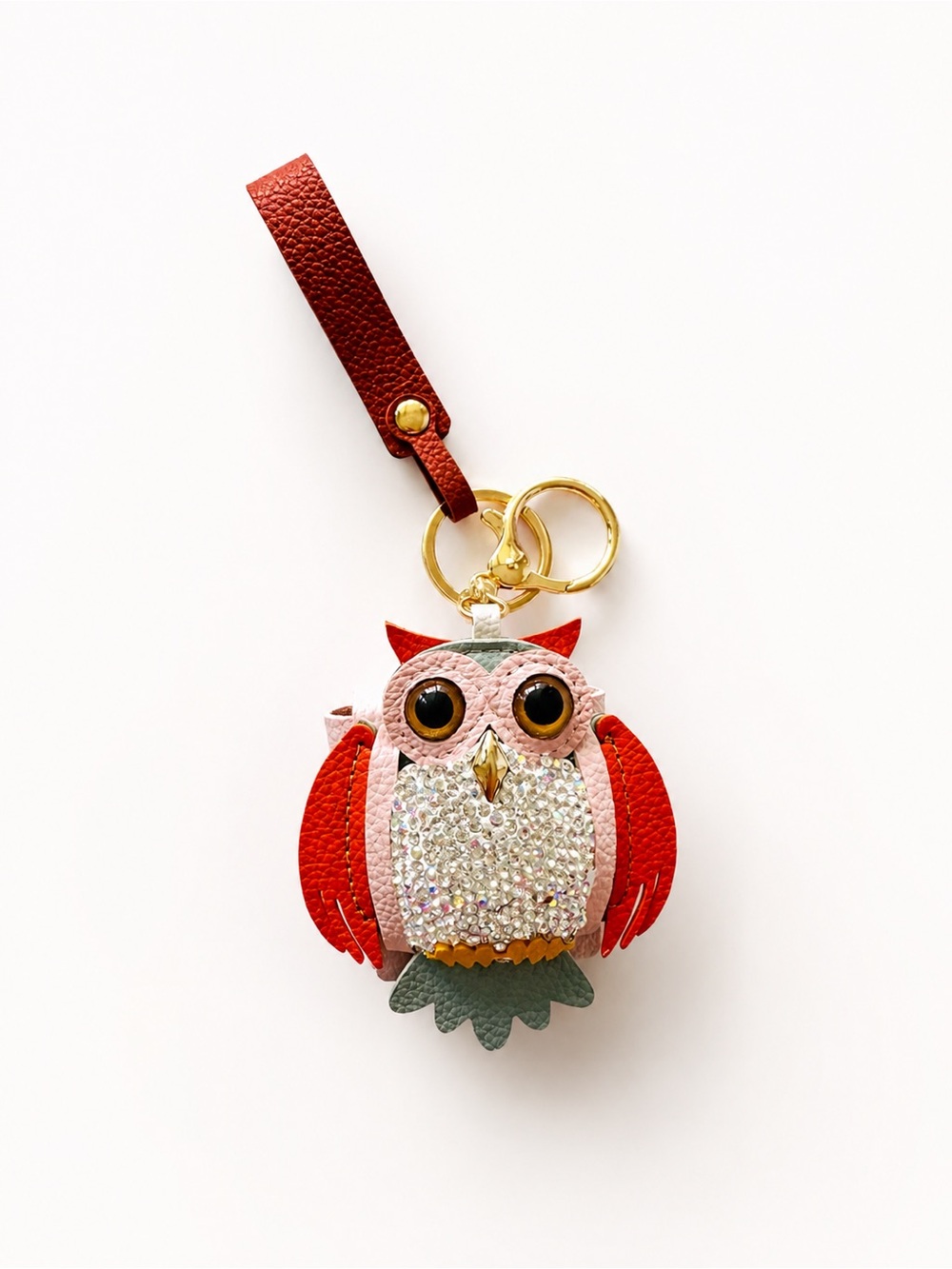 Owl AirPods Case & Keychain Holder